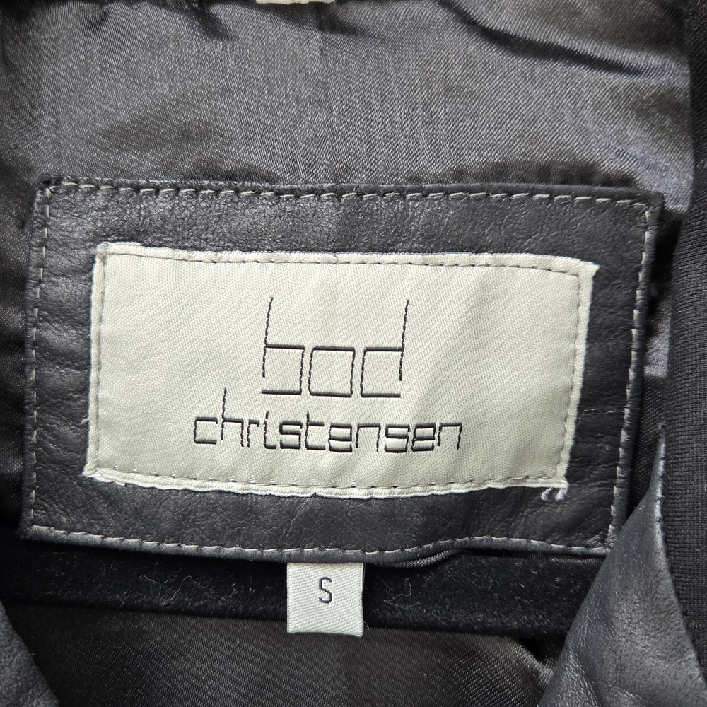 Gray Leather Jacket - Picture 3 of 3
